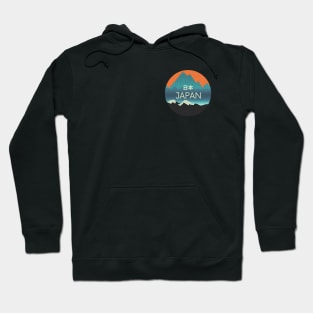 Japanese Mountains Small Graphic Hoodie